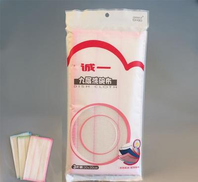 誠一日用九層精致工藝去污能力強耐用洗碗布 工廠直銷30X30cm，打造潔凈新體驗